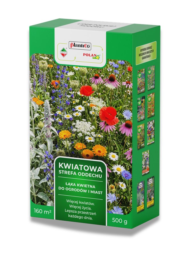Opakowanie mieszanki nasion łąki kwietnej Kwiatowa Strefa Oddechu, 500 g