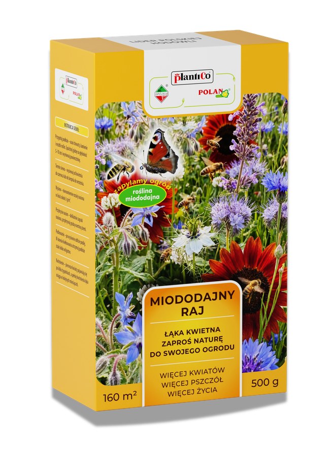 Opakowanie mieszanki nasion łąki kwietnej Miododajny Raj, 500 g