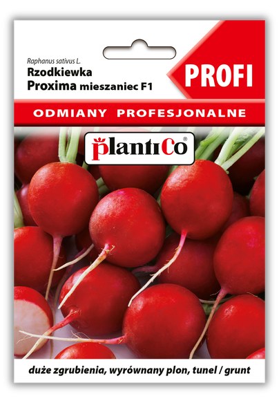 Torebka nasion: rzodkiewka Proxima F1, seria PROFI PlantiCo